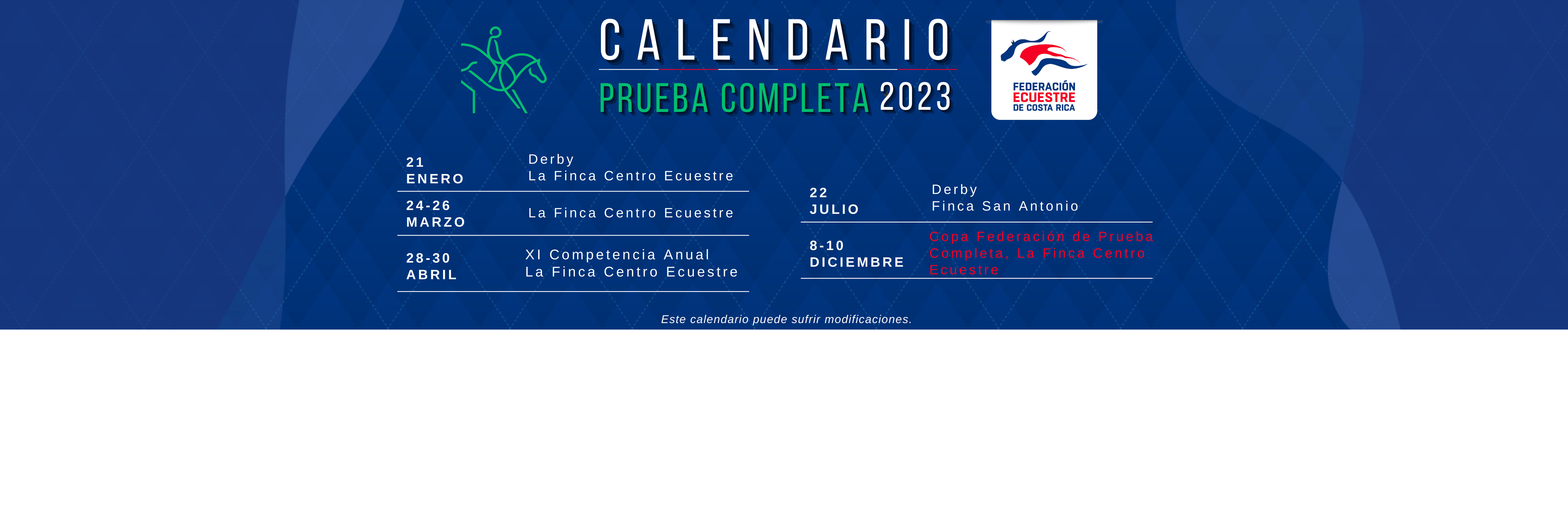 Calendario Prueba Completa 2023