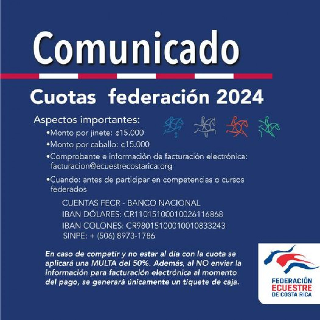 CUOTAS FEDERACIÓN 2024